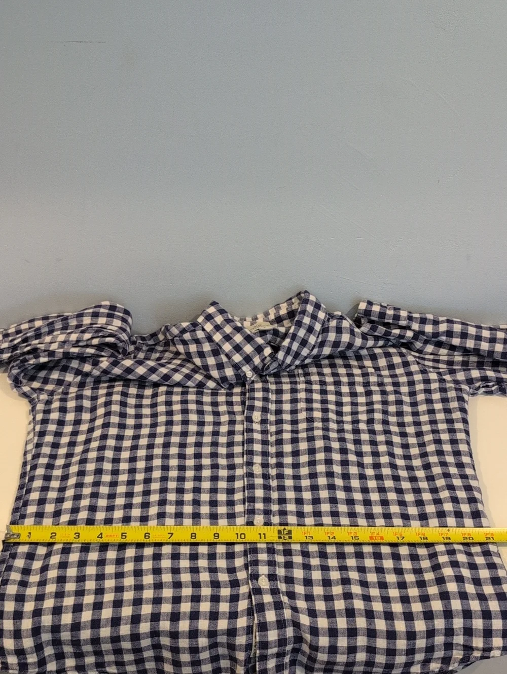 J. Crew Mens Large Slim 100% Linen Long Sleeve Button Down Shirt Style #K7899